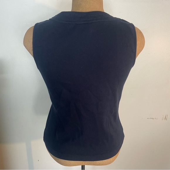 Christopher & Banks women’s navy blue tank top size small - Picture 3 of 5